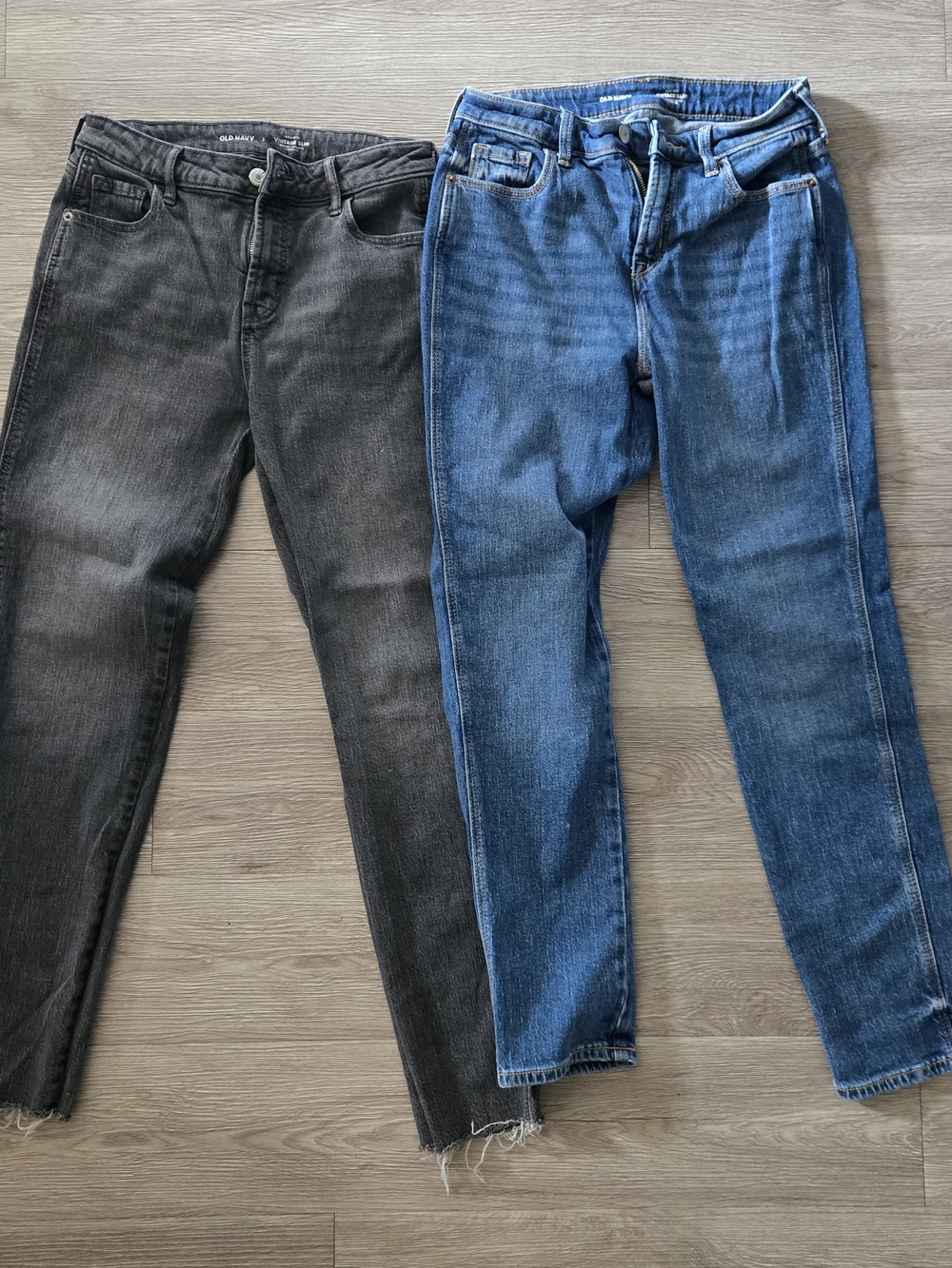 High-Waisted Vintage Slim Jeans